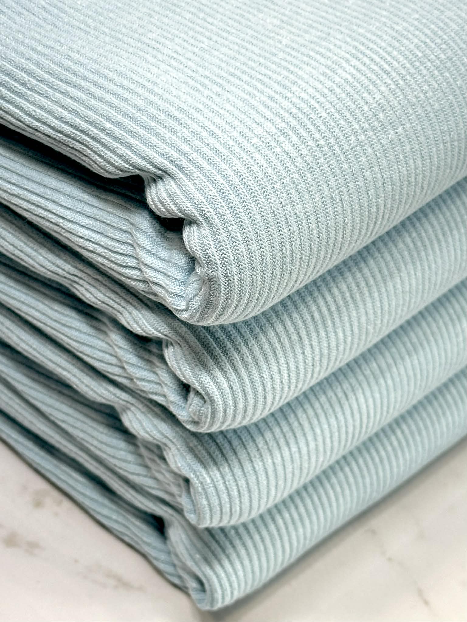 (SWEATER RIB) BABY BLUE