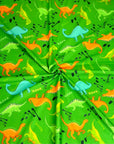 (YUMMY RIB) DINOSAURS ON GREEN