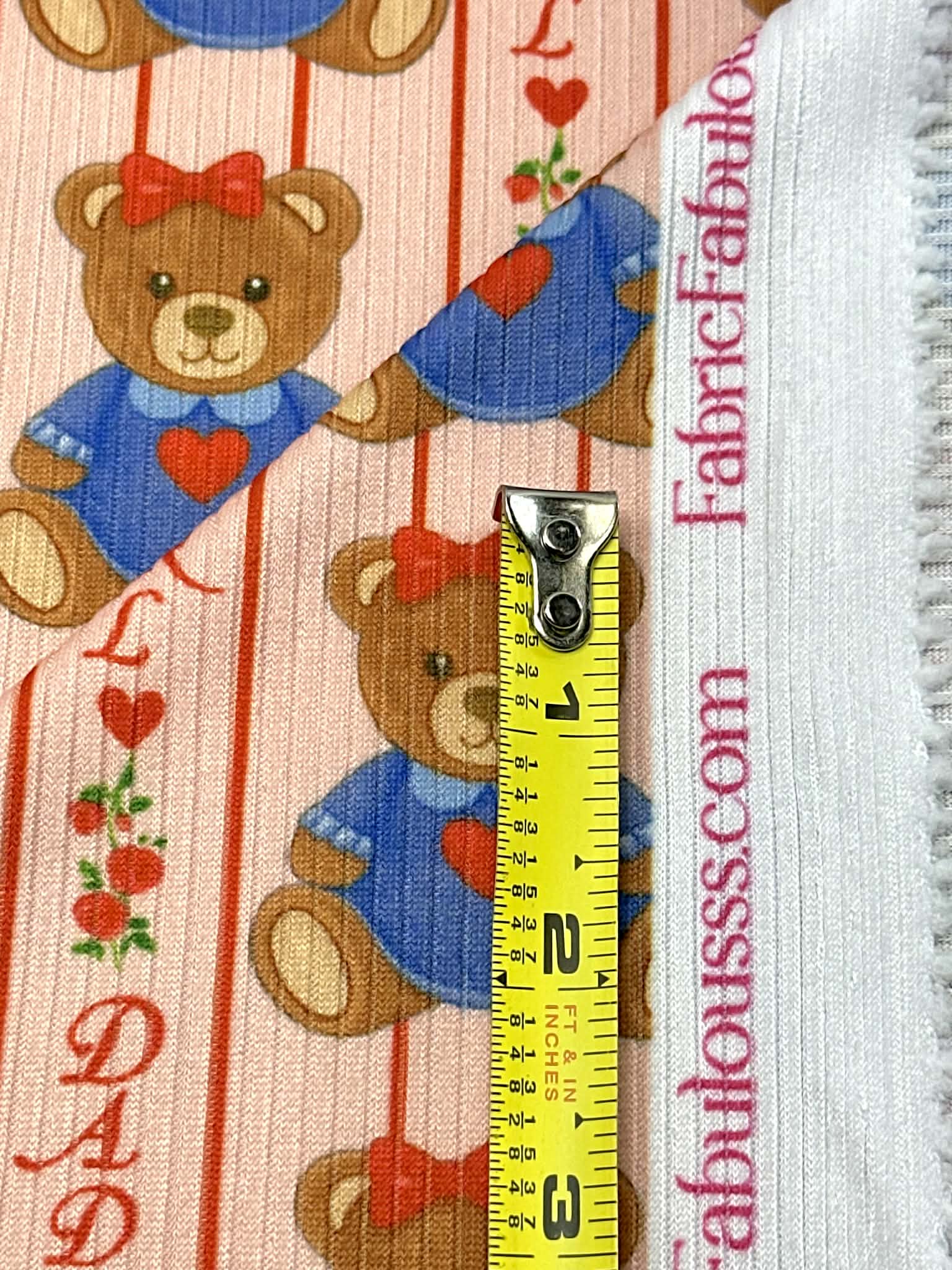 (4X2 YUMMY RIB) DADDYS GIRL TEDDY BEARS