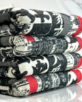 (SWEATER KNIT) NEWSPAPER PRINT