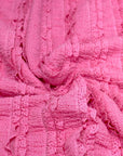(JACQUARD RUFFLE LACE) PINK
