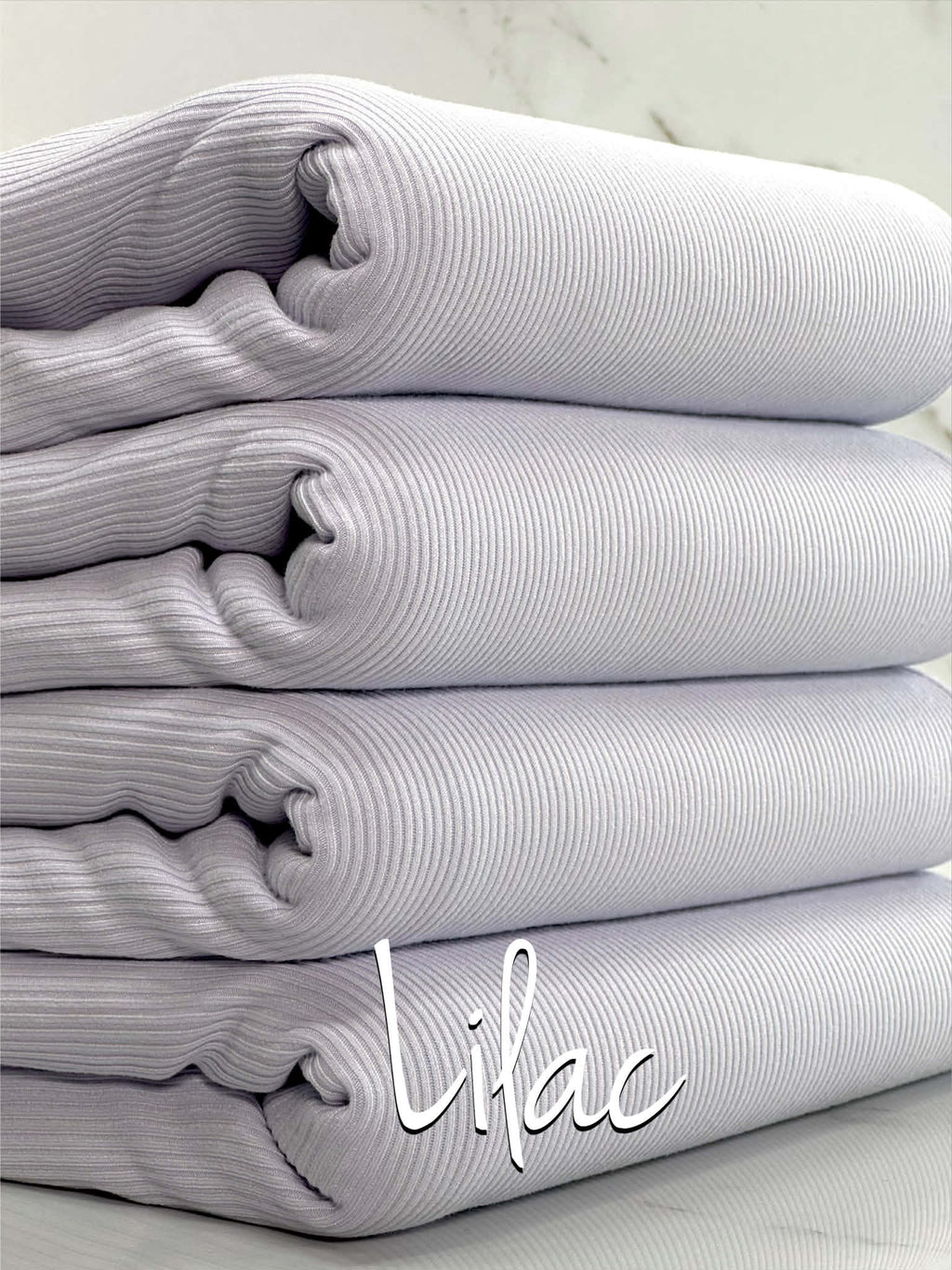 (2X2 SUPER COTTON FEEL RIB) LILAC