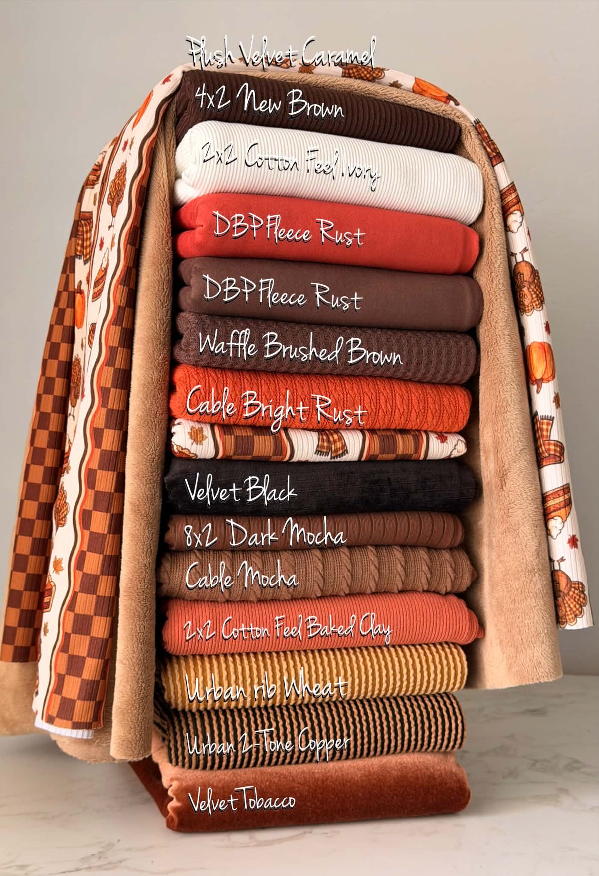 (URBAN RIB) PUMPKINS & TURKEY BOHO PATTERN