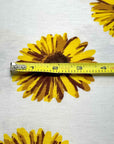 (FRENCH TERRY) BIG YELLOW FLOWERS ON OFF WHITE