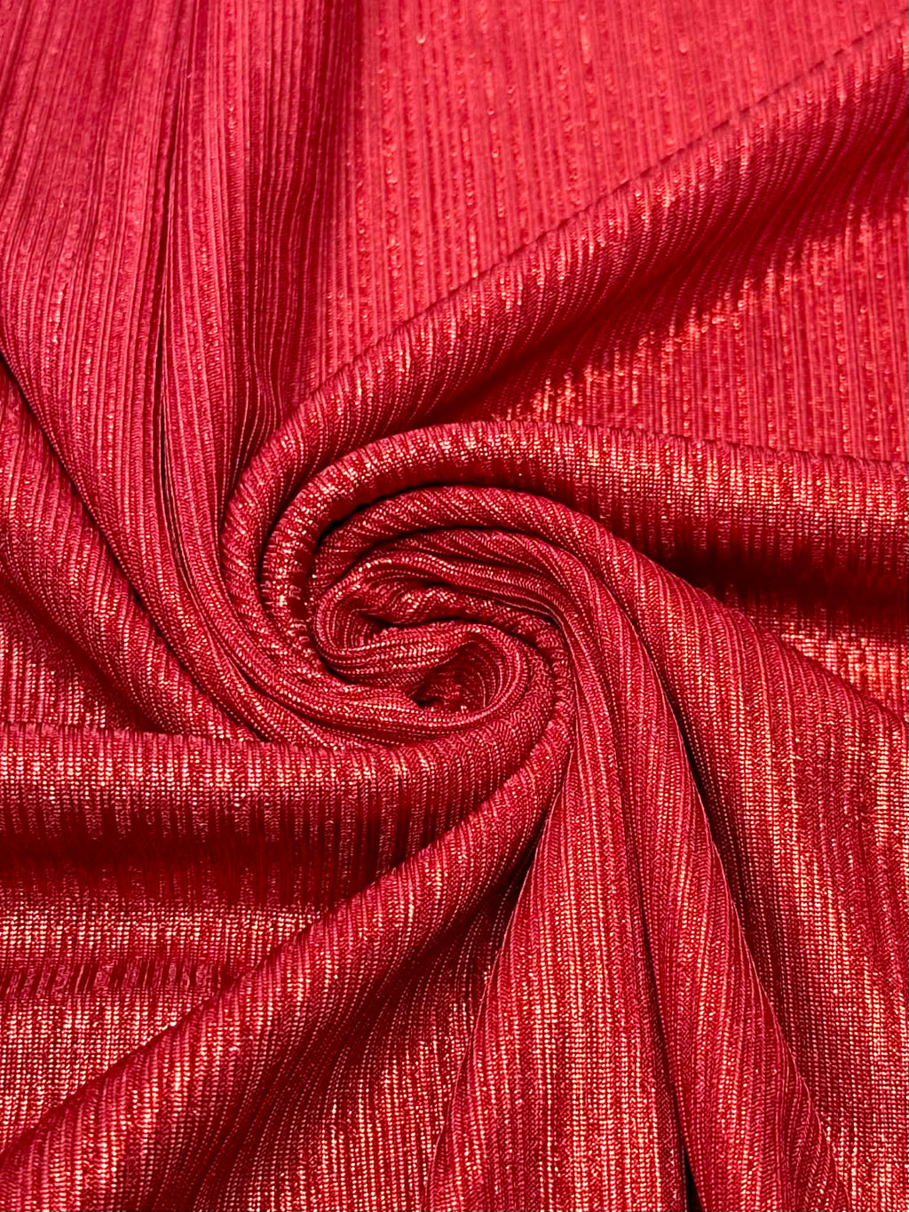 (SLINKY RIB) RED SHIMMER