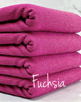 (LUREX URBAN RIB) FUCHSIA