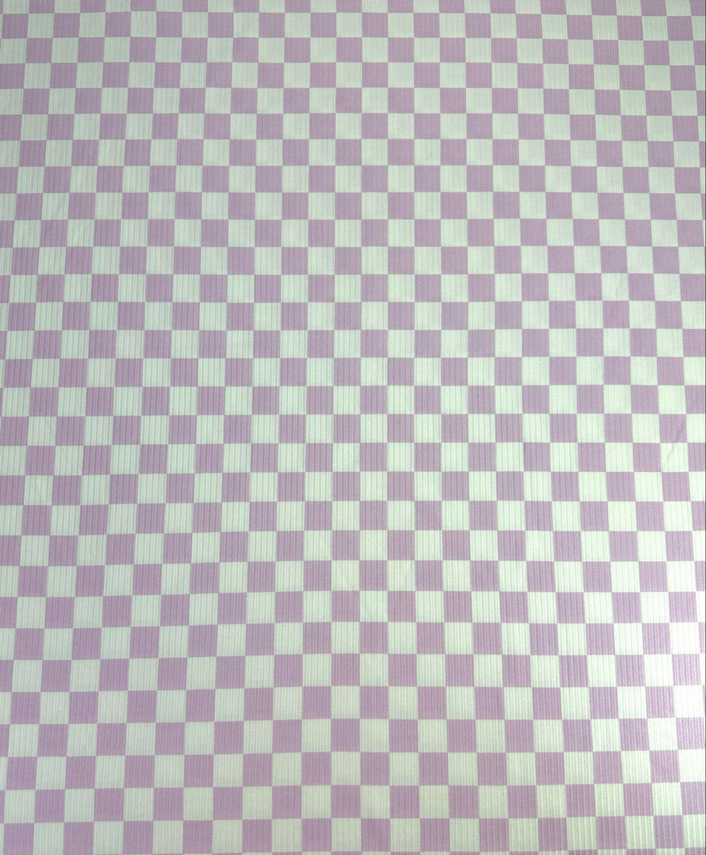 (YUMMY RIB) LILAC AND OFF WHITE CHECKERED