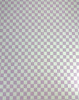 (YUMMY RIB) LILAC AND OFF WHITE CHECKERED