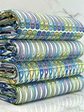 (4X2 YUMMY RIB) MEDIUM CRAYONS ON BLUE