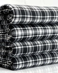(DBP) BLACK AND OFF WHITE PLAID