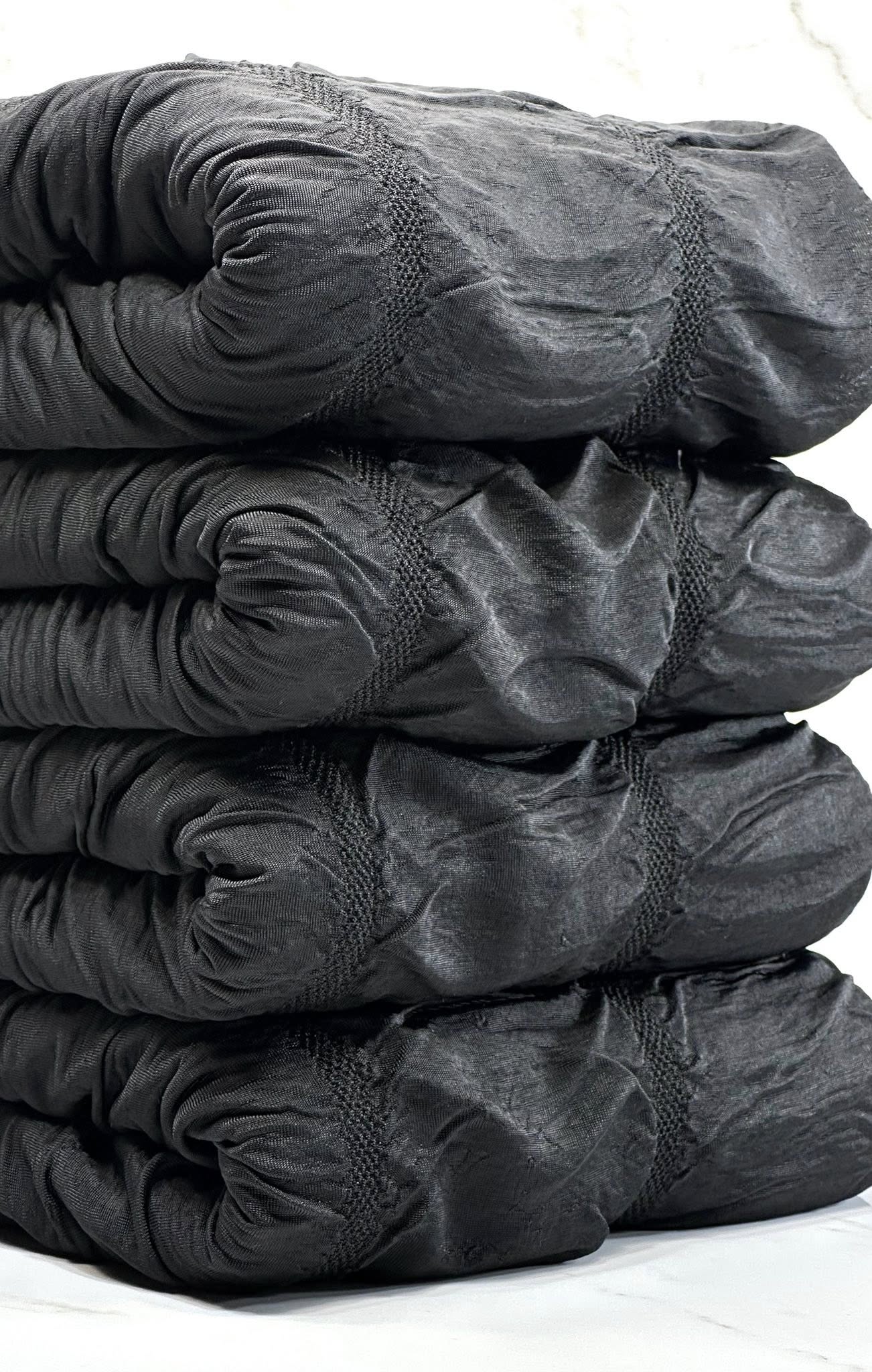 (KOREAN JACQUARD) BLACK VERTICAL