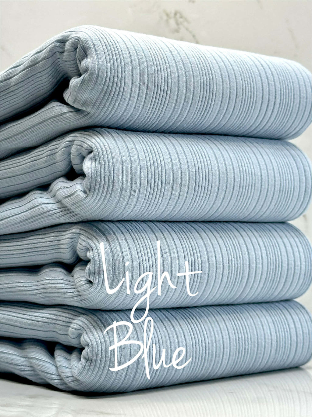 (RIB) LIGHT BLUE