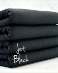 (SWEATER KNIT) JET BLACK