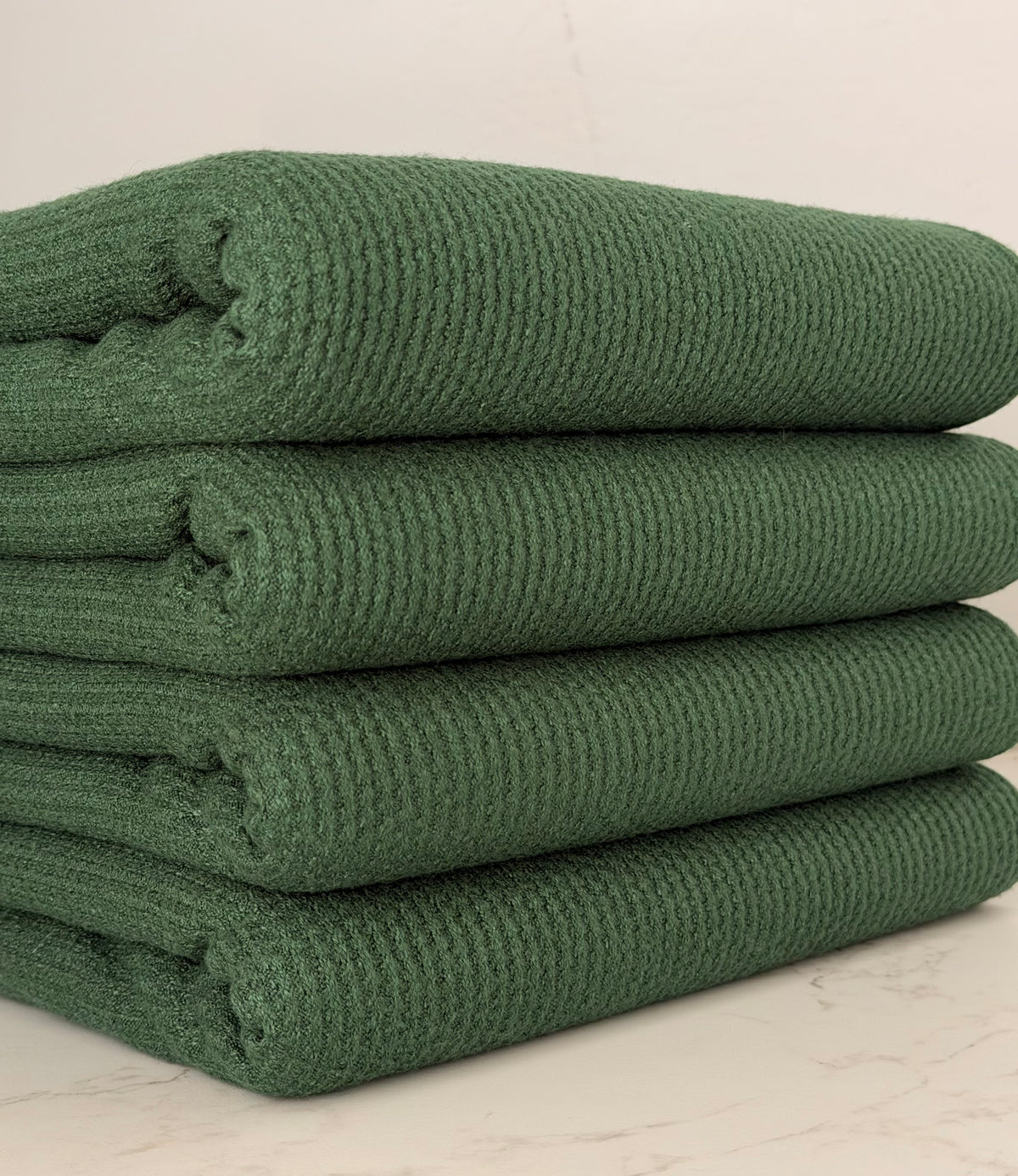 (2X2 CASHMERE WAFFLE) FOREST