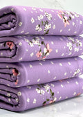 (DBP) PINK AND WHITE FLOWERS ON LAVENDER