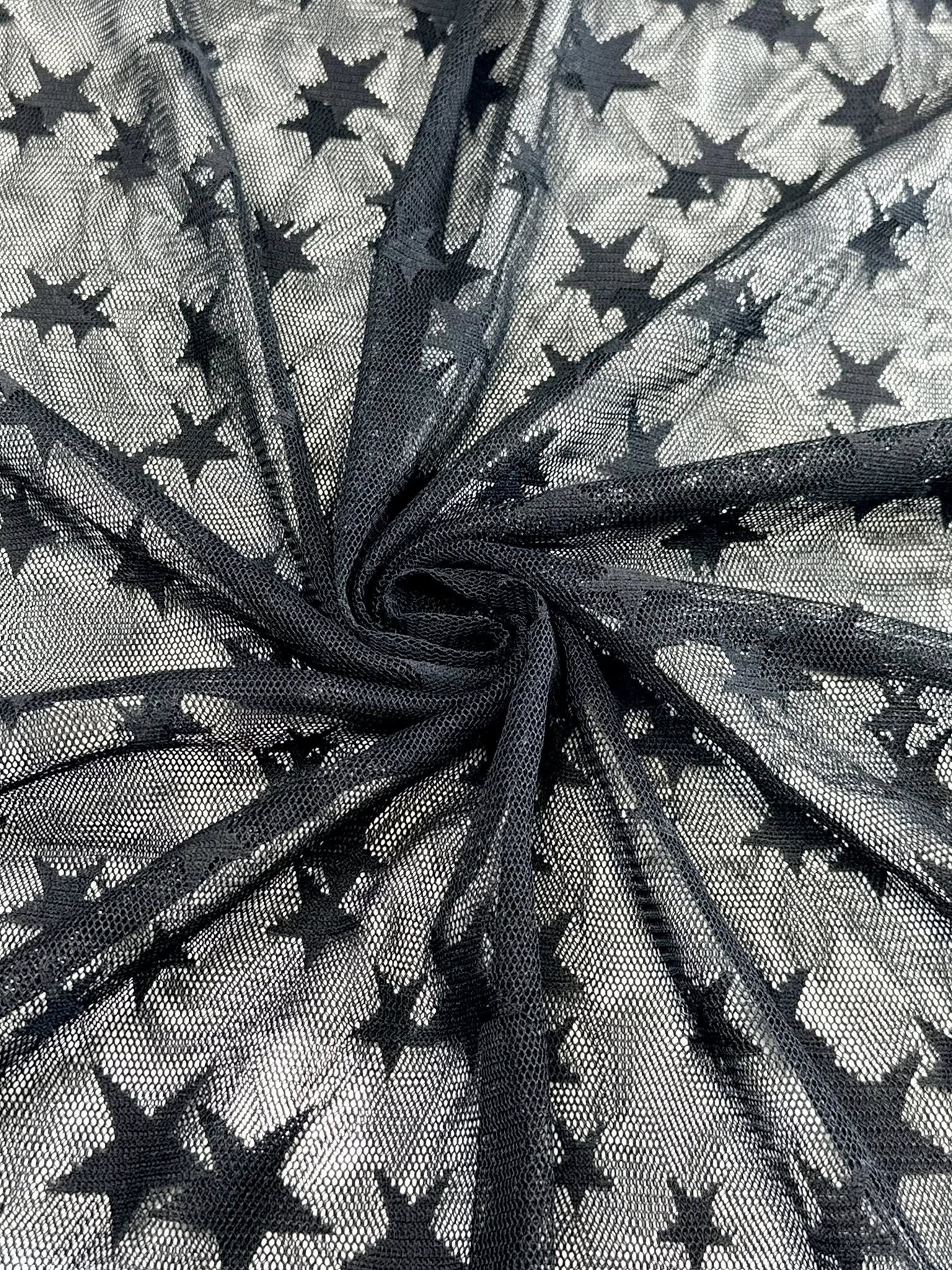 (MESH) STARS ON BLACK