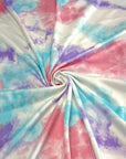 (DBP) PINK, LAVENDER AND BLUE TIE DYE