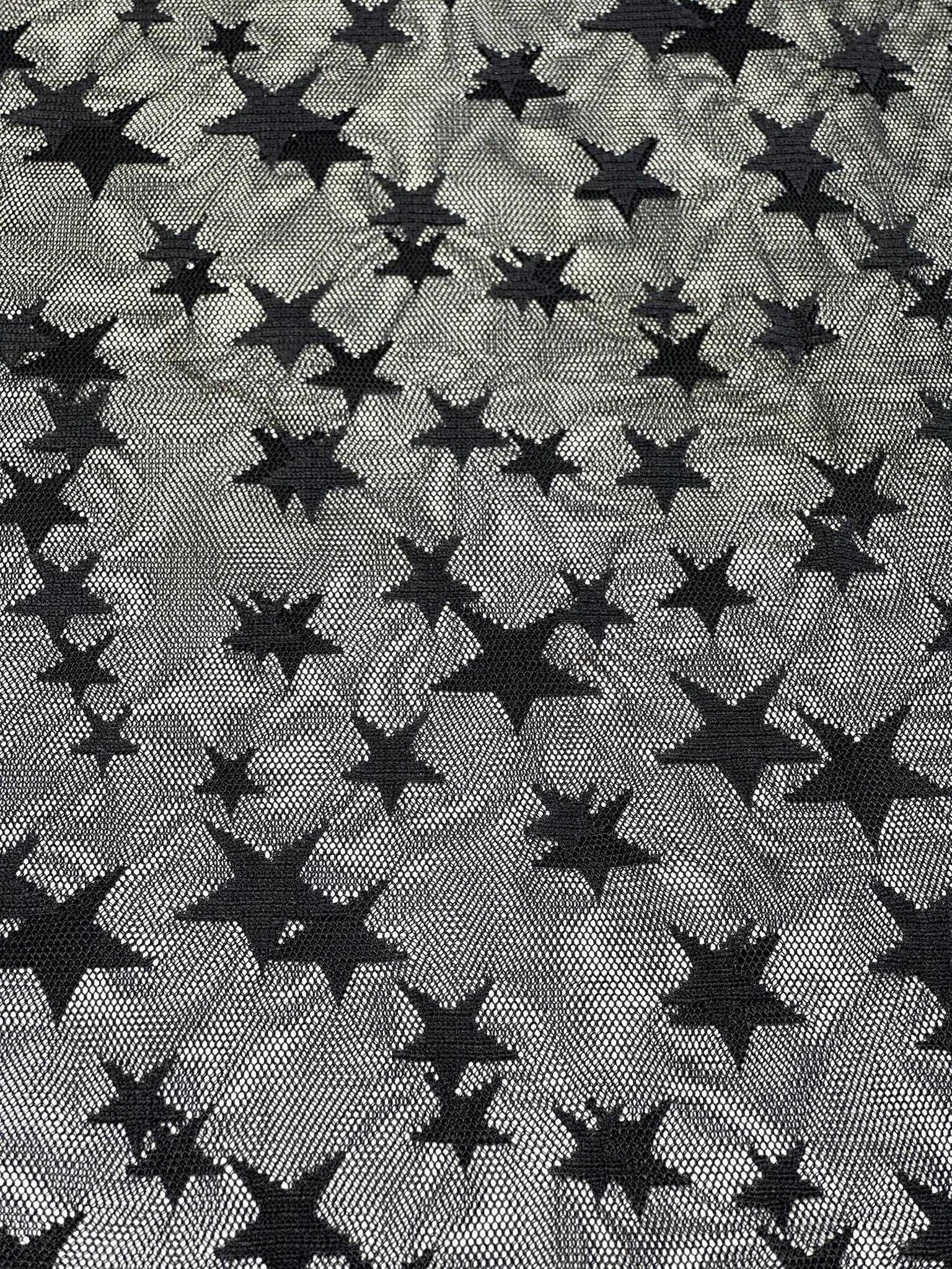 (MESH) STARS ON BLACK