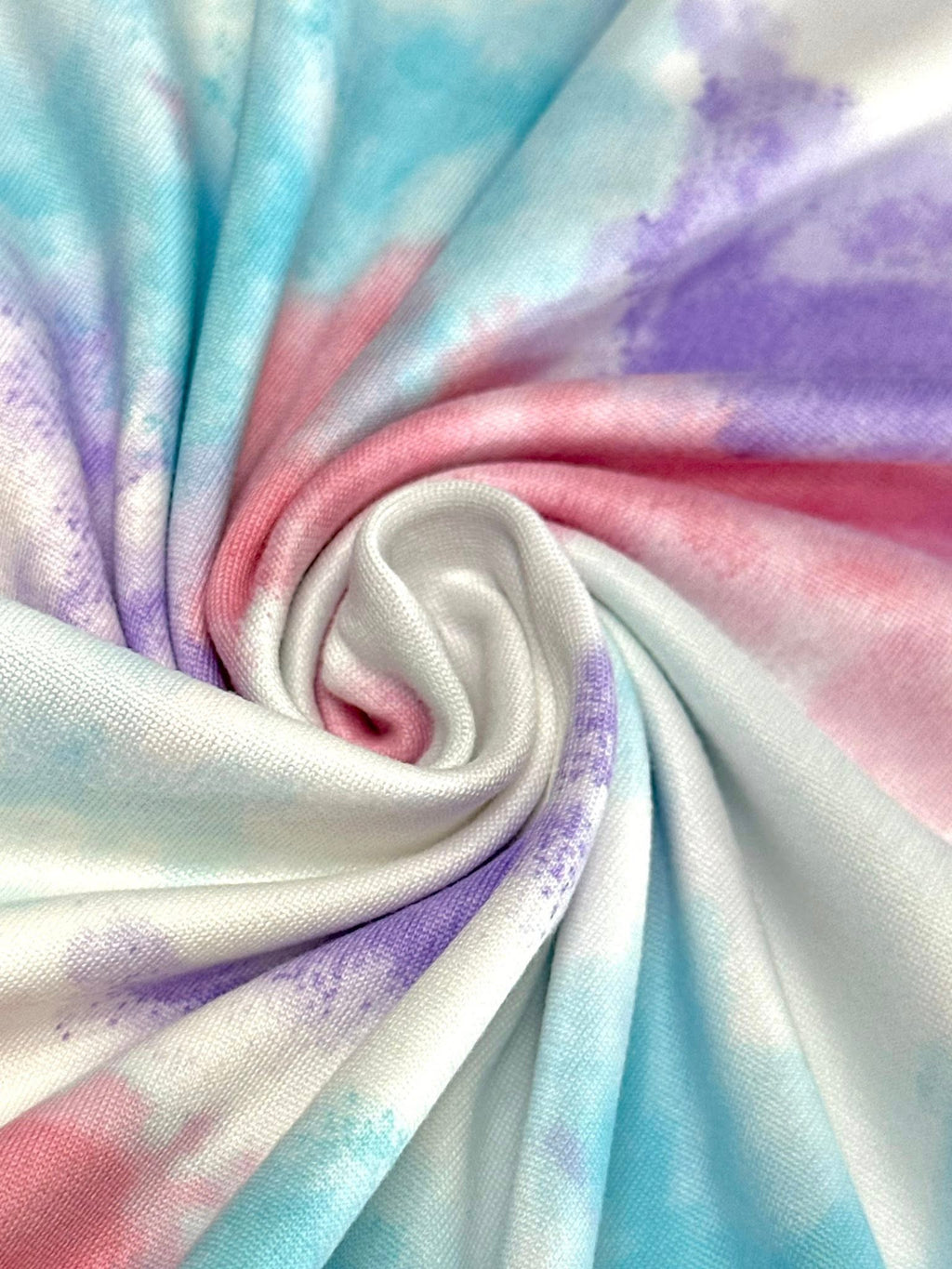 (DBP) PINK, LAVENDER AND BLUE TIE DYE