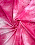 (DBP) HOT PINK AND WHITE TIE DYE
