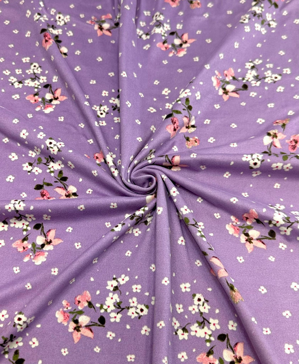 (DBP) PINK AND WHITE FLOWERS ON LAVENDER