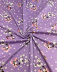(DBP) PINK AND WHITE FLOWERS ON LAVENDER