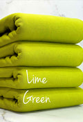 (FRENCH TERRY FLEECE) LIME GREEN