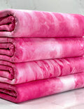 (DBP) HOT PINK AND WHITE TIE DYE (5)