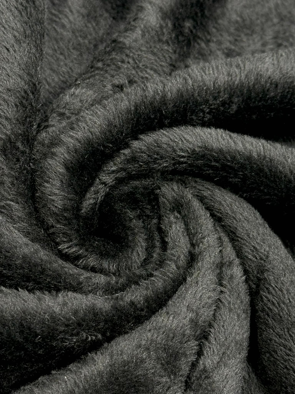 (STRETCH FUR) BLACK