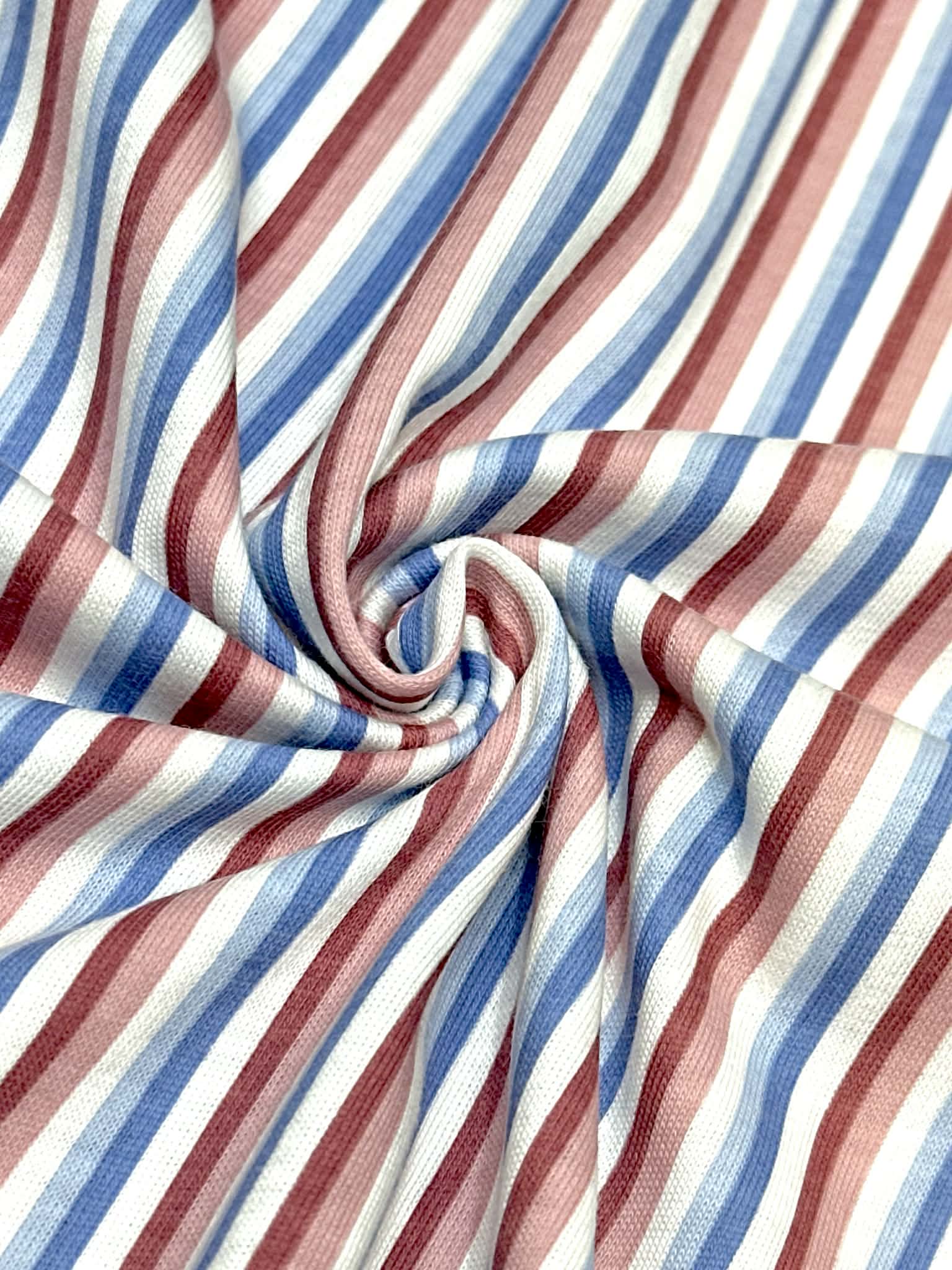 (KNIT) LIGHT BLUE, BURGUNDY, AND OFF WHITE STRIPES (3)