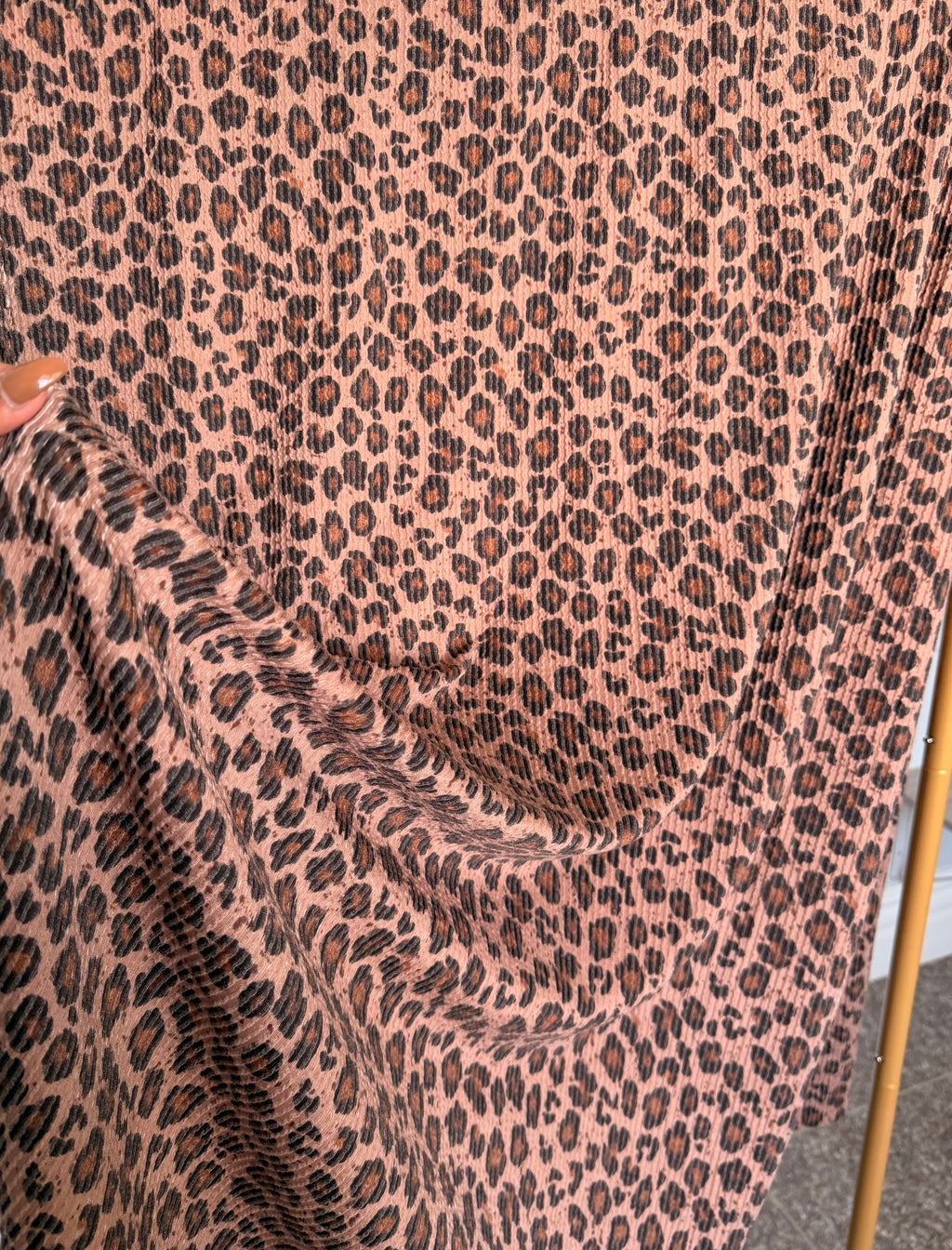 (URBAN RIB) CHEETAH PRINT ON MOCHA