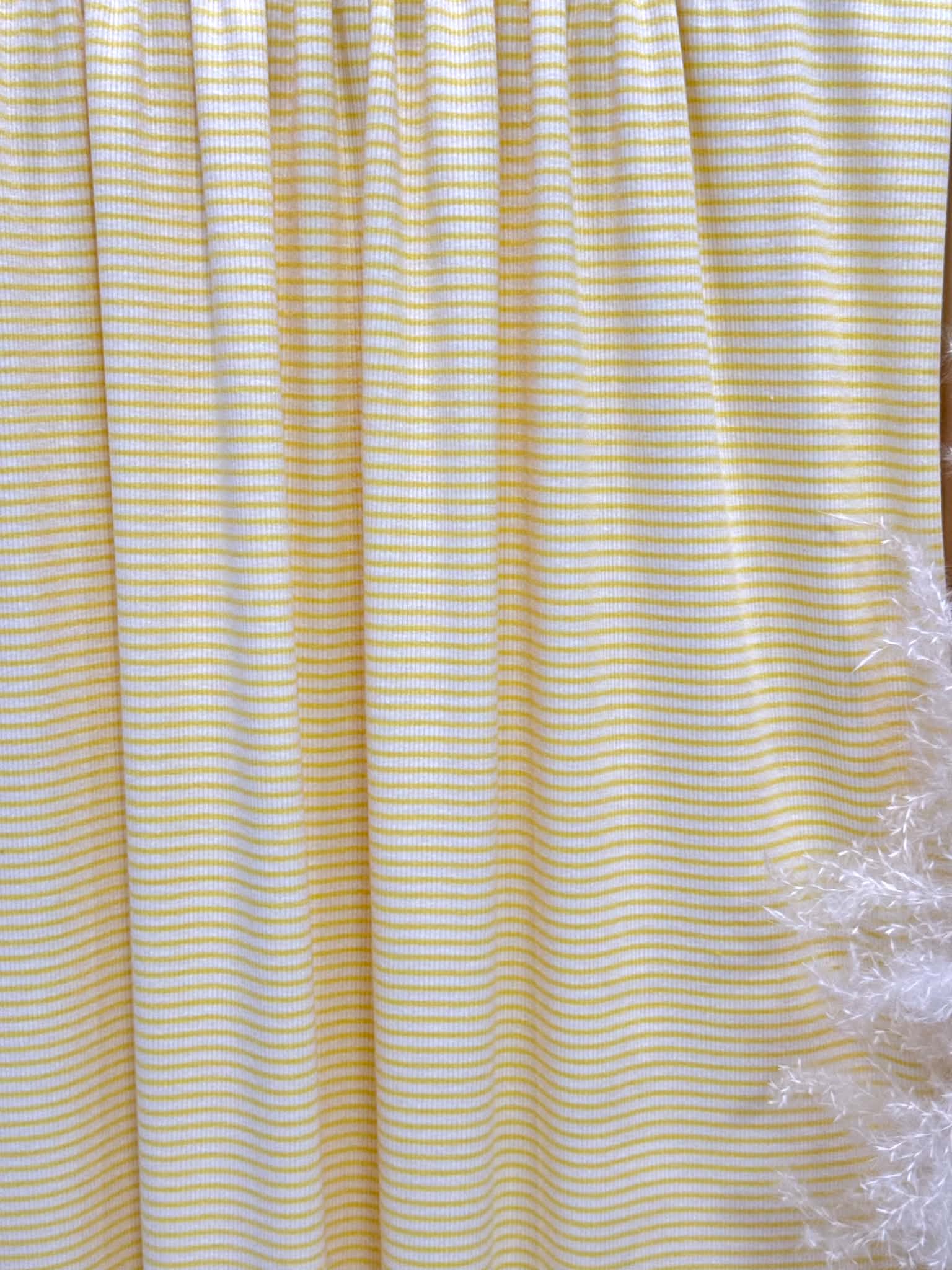 (RIB) YELLOW STRIPES