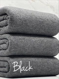 (BRUSHED SWEATER KNIT) VINTAGE BLACK