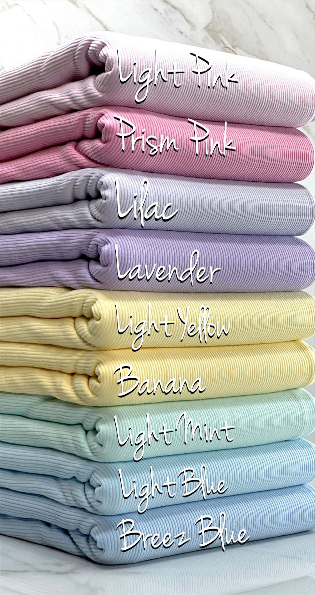 (2X2 SUPER COTTON FEEL RIB) LIGHT YELLOW (1)