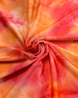 (SWIM) RED AND ORANGE TIE DYE