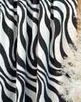 (URBAN RIB) ZEBRA PATTERN ON OFF WHITE