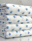 (2X2 RIB) BLUE BOWS ON OFF WHITE (3)