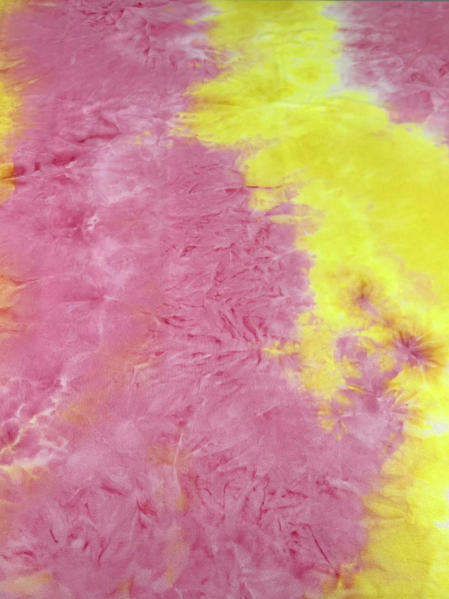 (DBP) PINK AND YELLOW TIE DYE