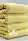 (1X1 RIB COTTON FEEL ) YELLOW