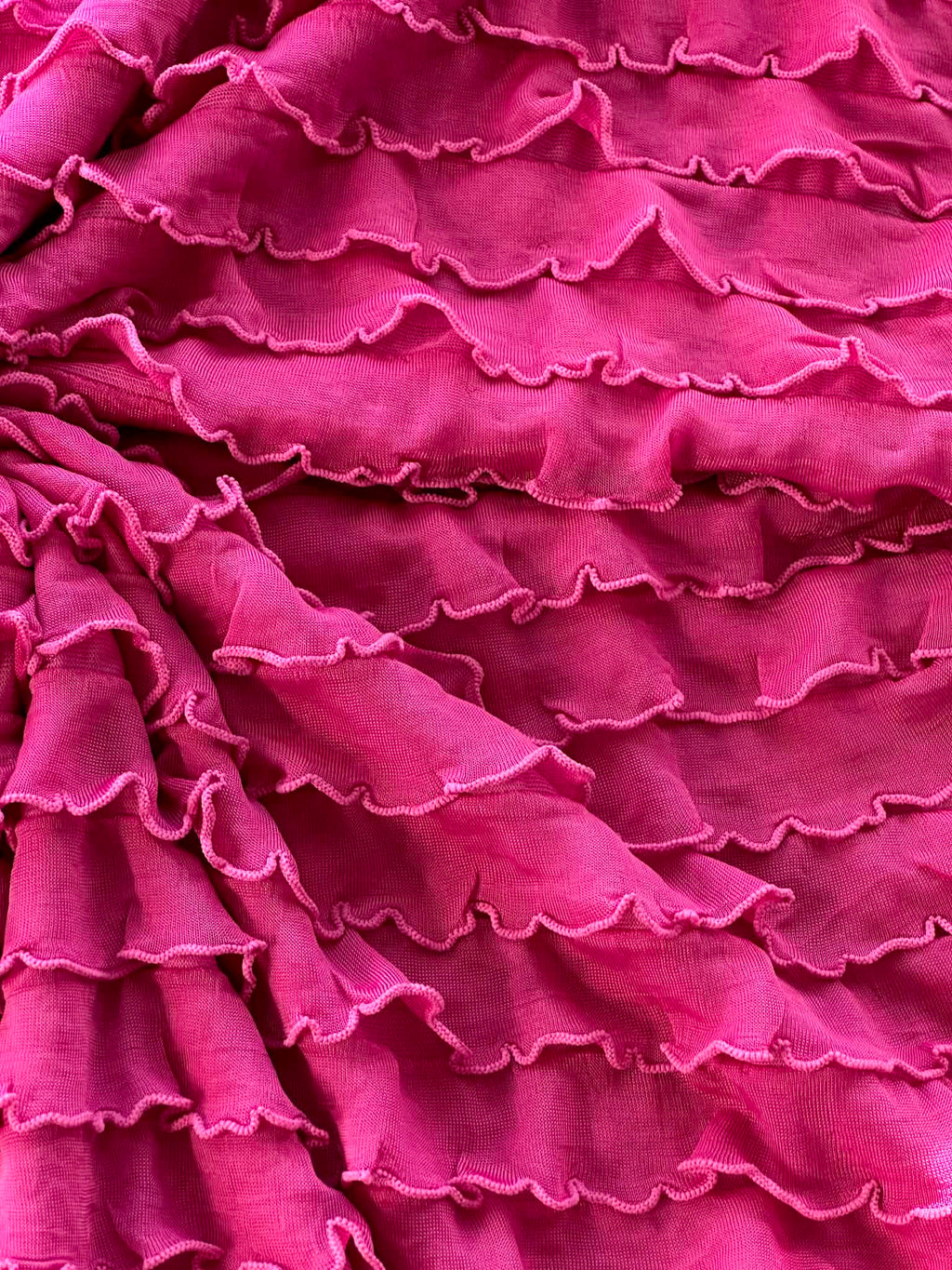 (RUFFLE) DARK PINK