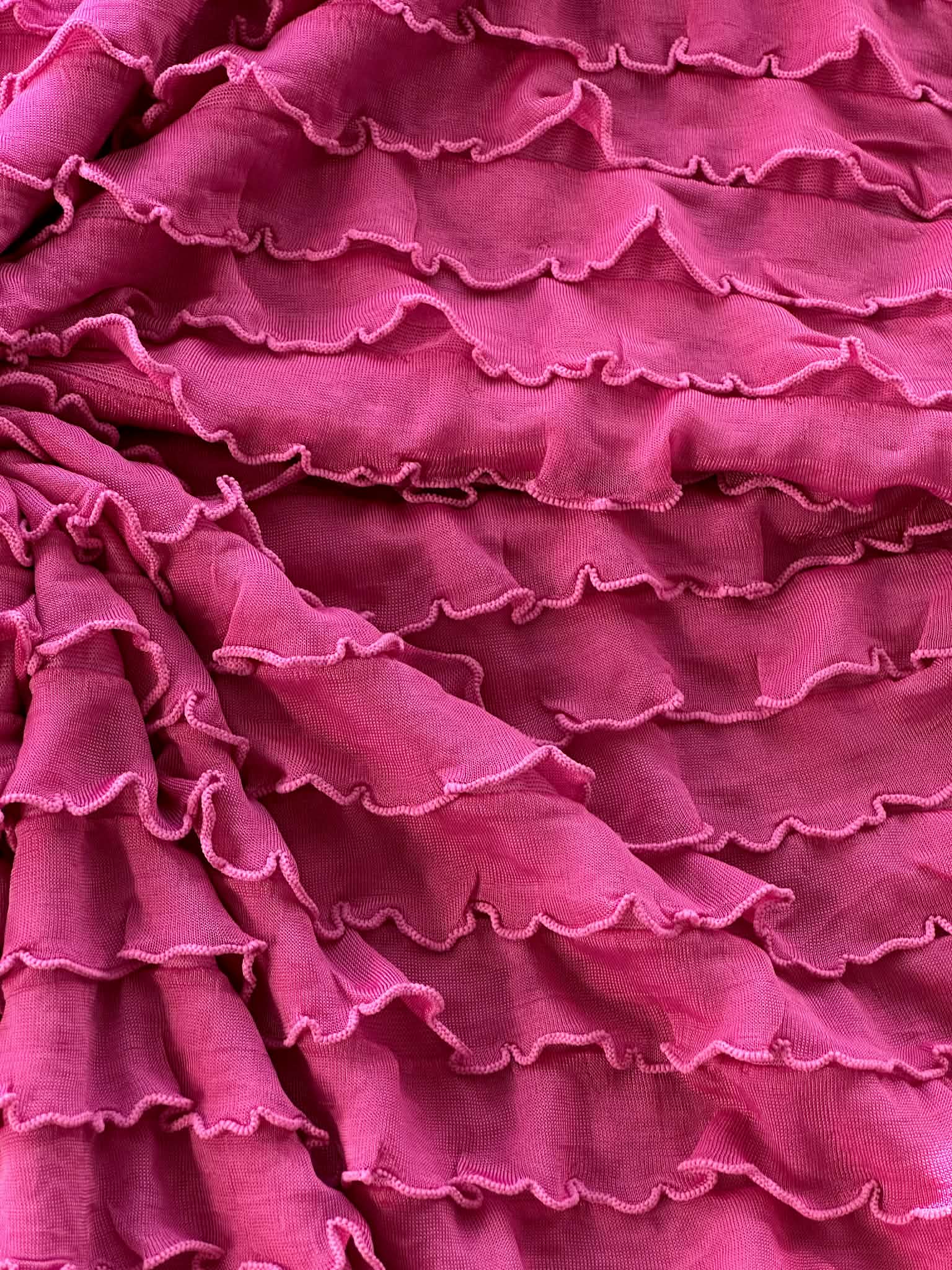 (RUFFLE) DARK PINK