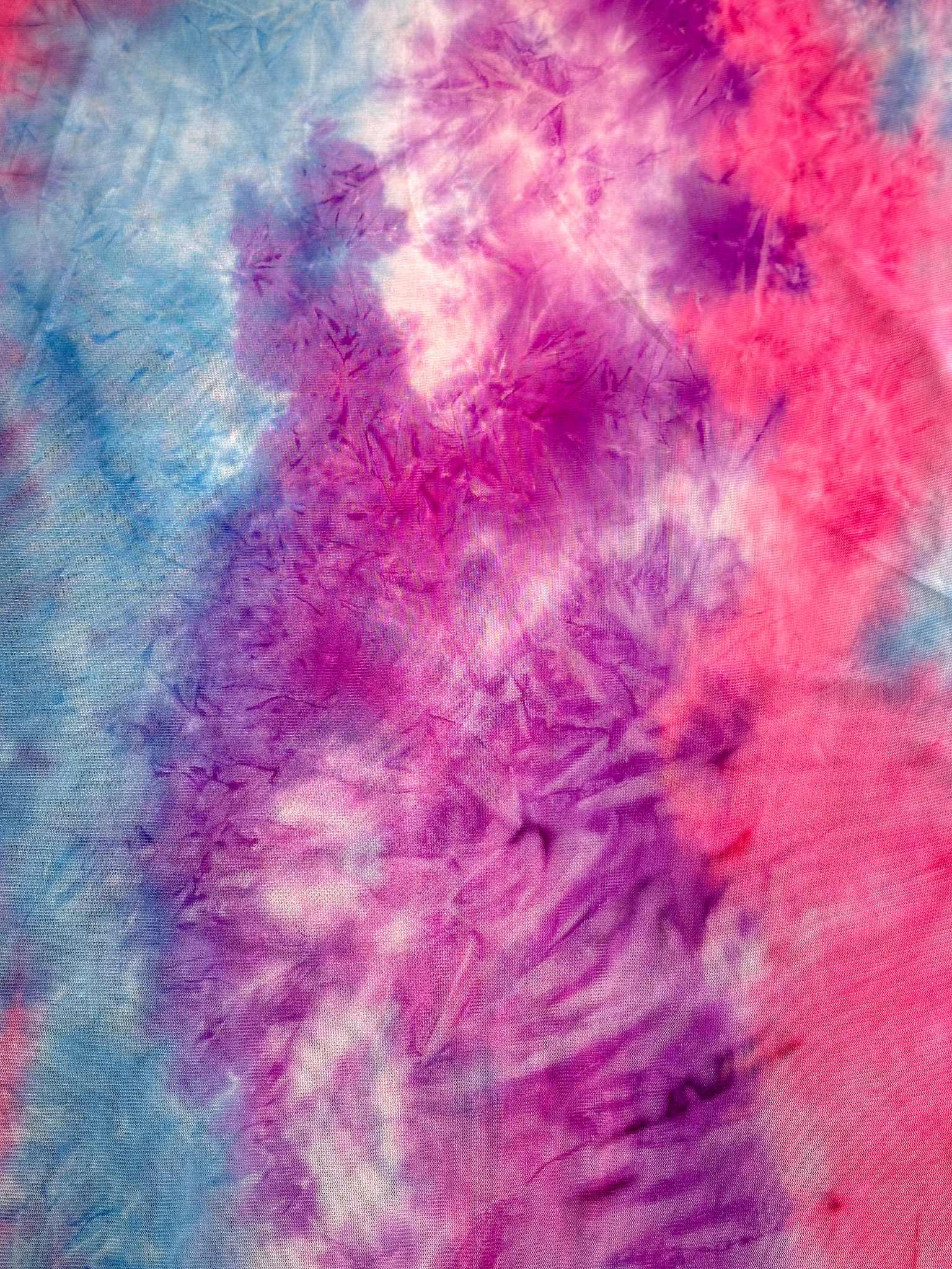 (MESH) HOT PINK, OCEAN, AND PURPLE TIE DYE