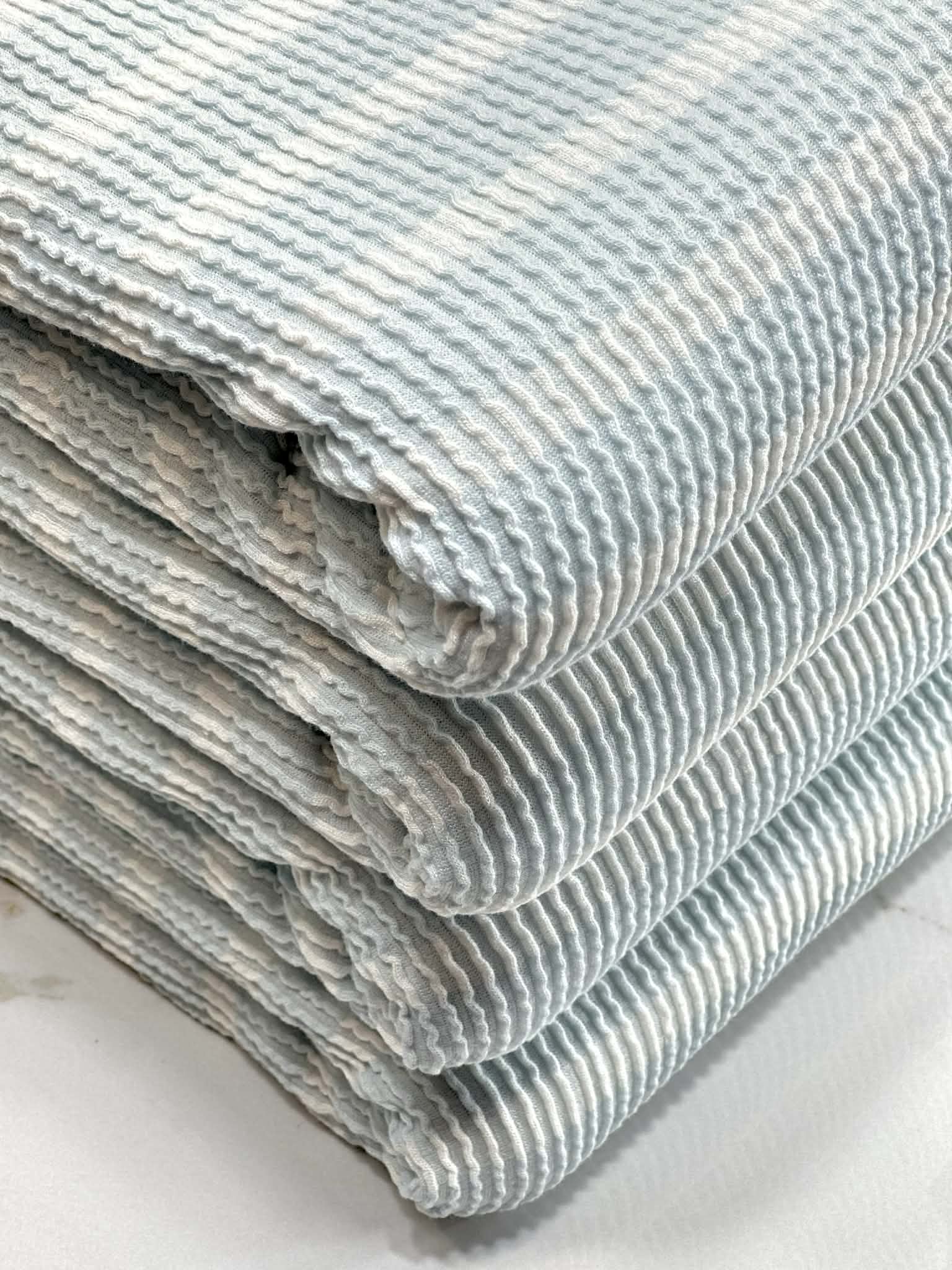 (URBAN RIB) STRIPES ON BABY BLUE