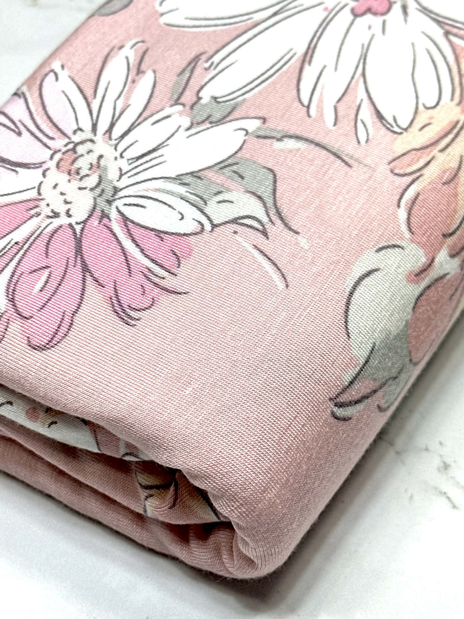 (RAYON SPANDEX JURSEY) FLORAL PATTERN ON SOFT BLUSH(1)