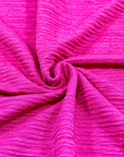 (CRINKLED JACQUARD) FUCHSIA