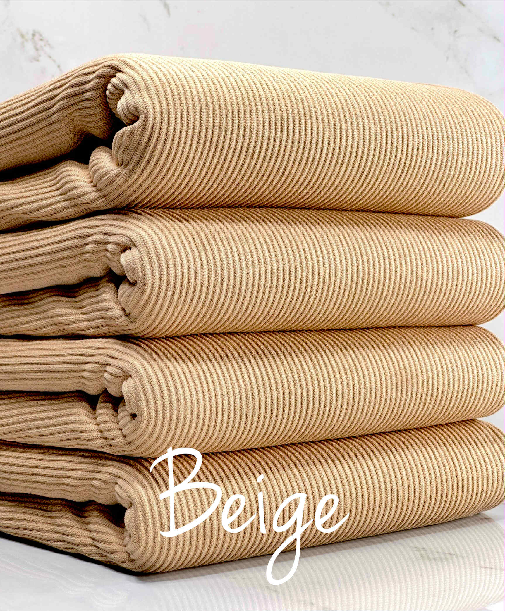 (SUPER SEAMLESS RIB) BEIGE