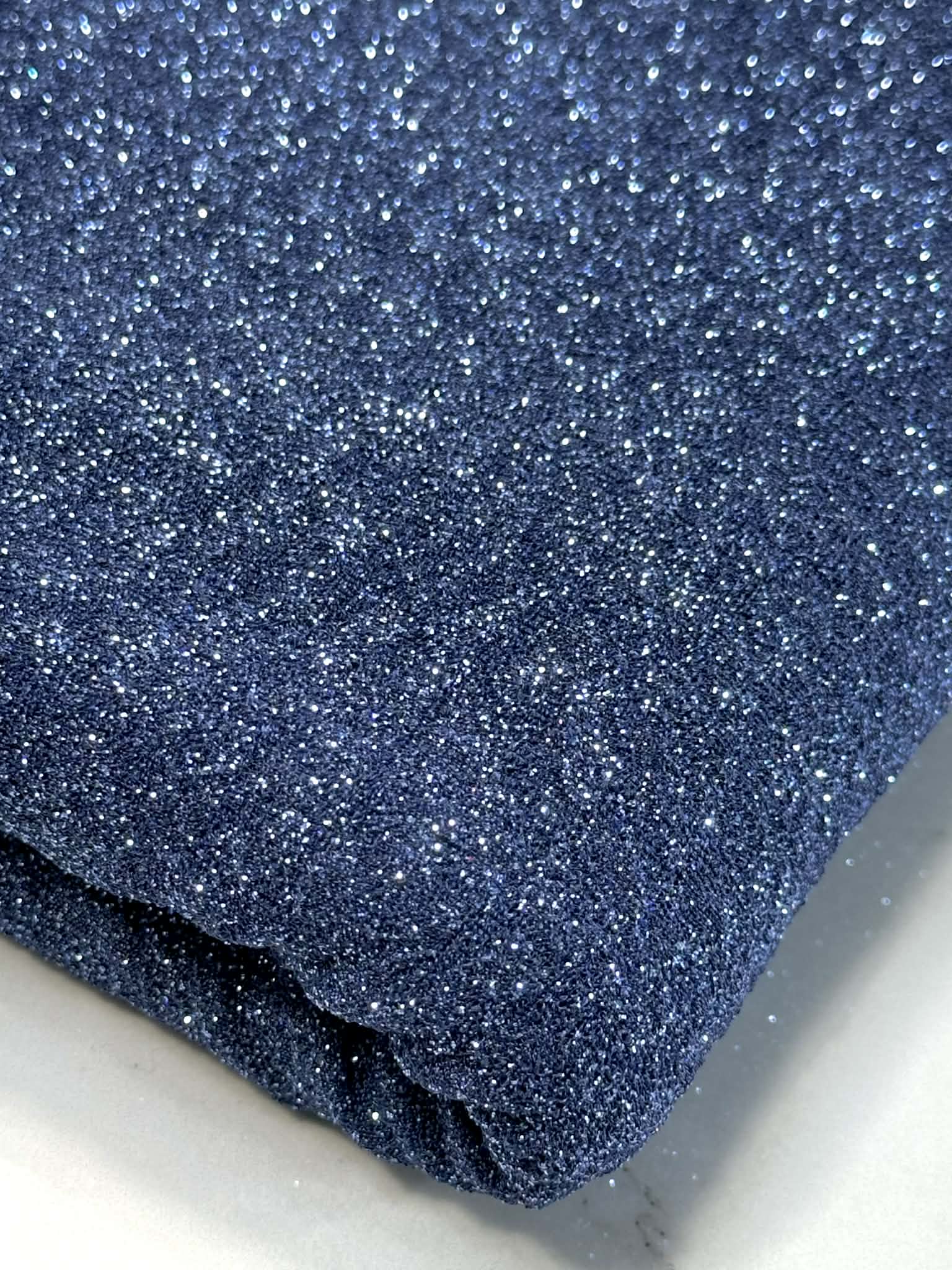 (KNIT) 3D DENIM AND GLITTER LEOPARD
