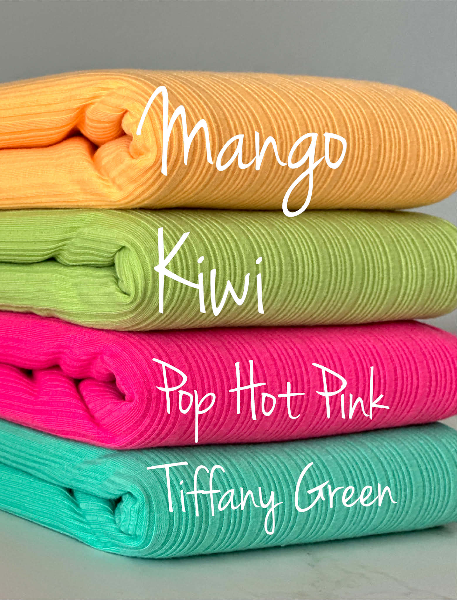 (PORTIA RIB) POP HOT PINK