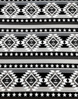 (SWEATER KNIT/ OAKLEY) BLACK, WHITE, AND CHARCOAL WESTERN STAR PATTERN