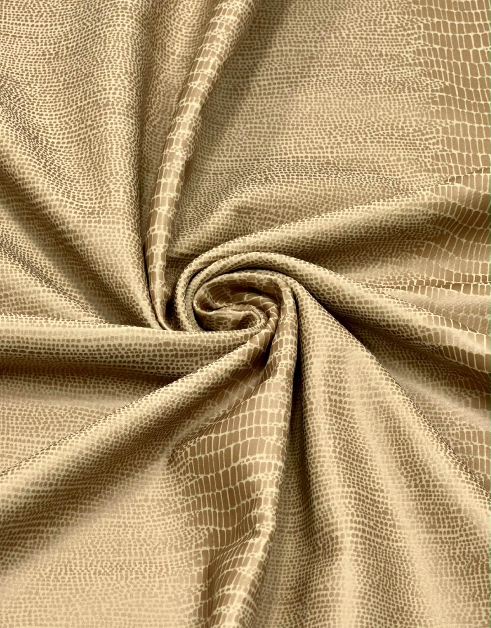 (SWIM) TAUPE REPTILE SKIN